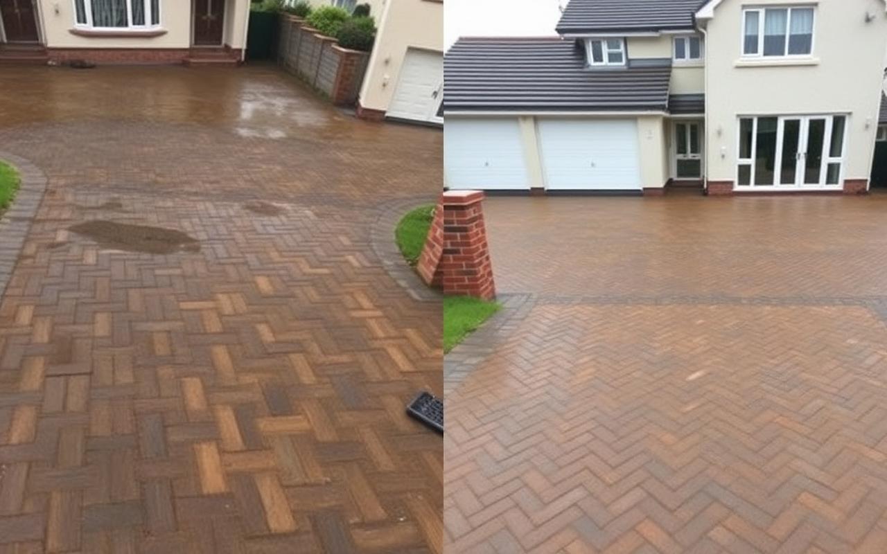 How often should you clean your driveway in Northern Ireland?